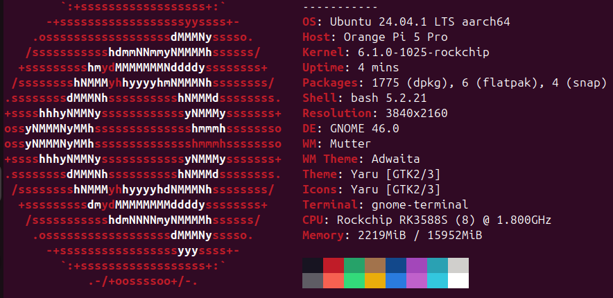 Orange Pi 5 Ubuntu